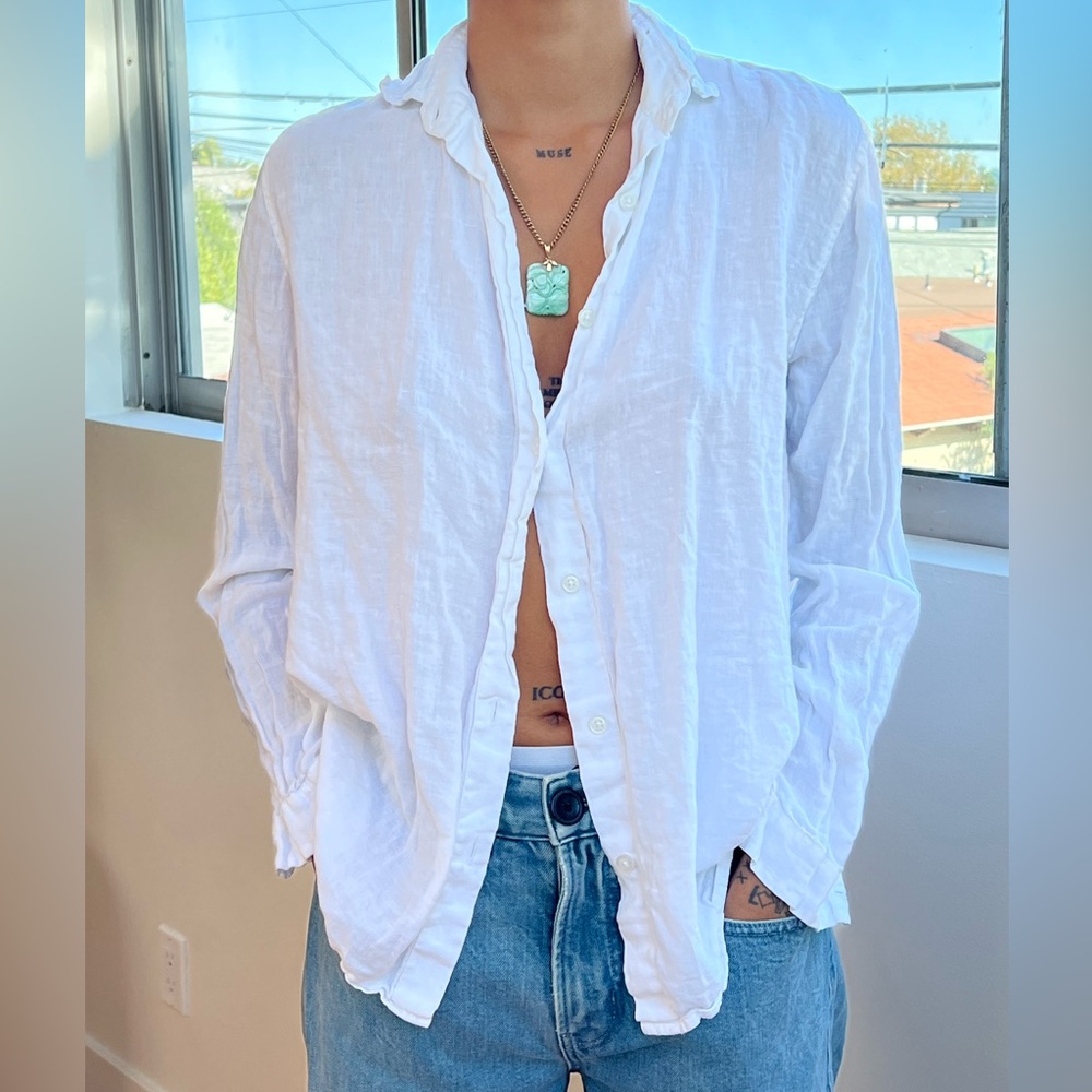 Linen long sleeve shirt